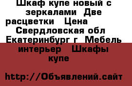 Шкаф-купе новый с зеркалами. Две расцветки › Цена ­ 8 700 - Свердловская обл., Екатеринбург г. Мебель, интерьер » Шкафы, купе   